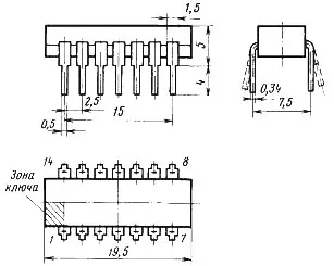 К155ЛЕ6 микросхема фото 2 К155ЛЕ6 микросхема фото 2