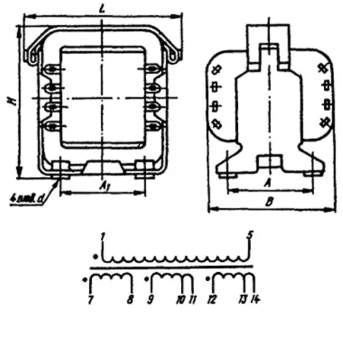 ТН18-127/220-50 трансформатор фото 3 ТН18-127/220-50 трансформатор фото 3