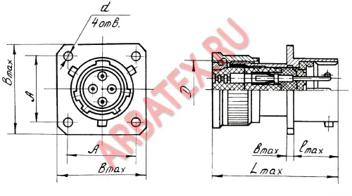 СНЦ23-19/24В-1-В вилка Разъемы разное фото фото 3