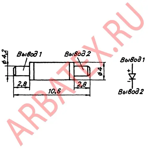 1А106А диод фото 3