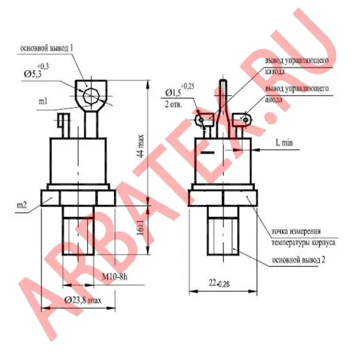 ТСО142-25-12 тиристор фото 3 ТСО142-25-12 тиристор фото 3