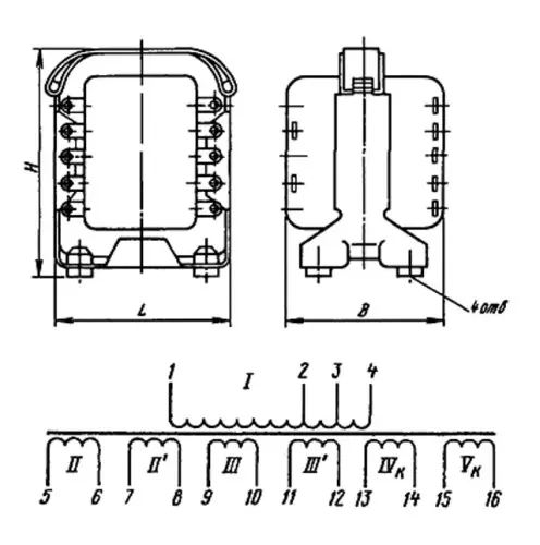 ТПП197-220-400В трансформатор фото 3 ТПП197-220-400В трансформатор фото 3