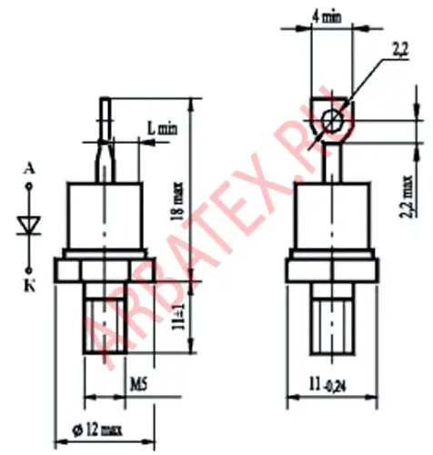 Д112-10Х-10 диод фото 5 Д112-10Х-10 диод фото 5