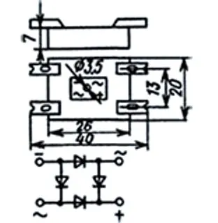 КЦ402А диодный мост фото 2 КЦ402А диодный мост фото 2