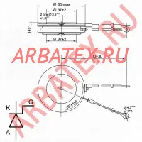 Т243-800-12 4K2 тиристор