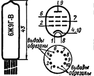 6Ж9Г-В радиолампа фото 3 6Ж9Г-В радиолампа фото 3