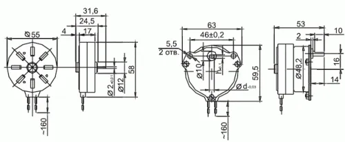ДСМ-60 электродвигатель тихоходный фото 2