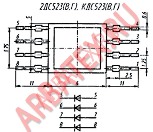 КДС523В диодная сборка фото 3