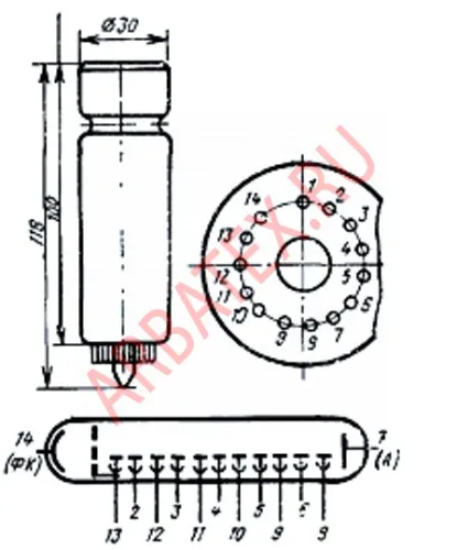 ФЭУ-74А фотоумножитель фото 3