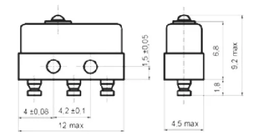 МП12В микропереключатель фото 3