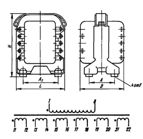 ТА23-127/220-50В трансформатор фото 3