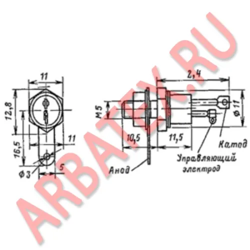 2У204Б тиристор фото 2