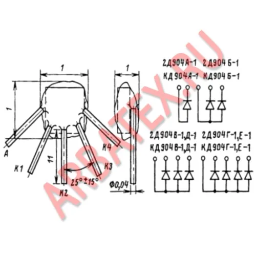 КД904А диодная сборка фото 3